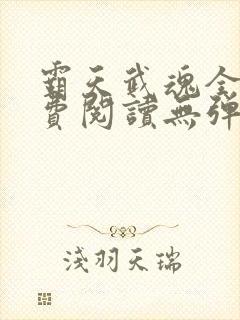 霸天武魂全文免费阅读无弹窗