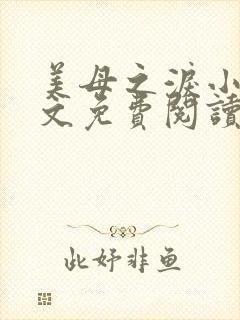 美母之泪小说全文免费阅读
