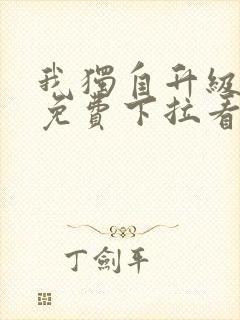 我独自升级漫画免费下拉看封面