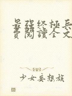 最强终极兵王免费阅读全文