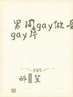 男同gay做受gay片