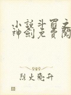 小说斗罗之灵珠神剑免费阅读全文封面