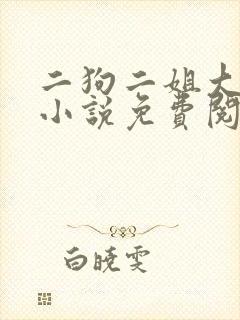 二狗二姐大姐娘小说免费阅读