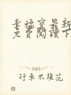 幸福宝最新章节免费阅读下载封面