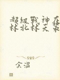 超级战神在都市林北林天策