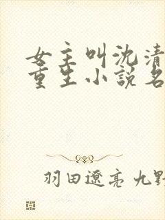 女主叫沈清棠的重生小说名字