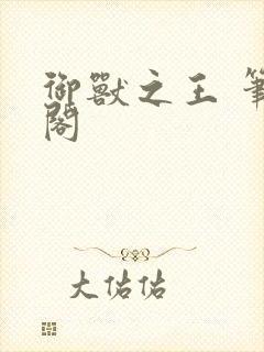 御兽之王 笔趣阁封面