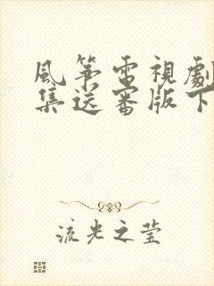 风筝电视剧51集送审版下载