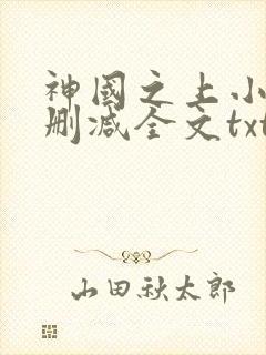 神国之上小说无删减全文txt