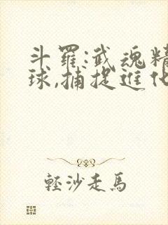 斗罗:武魂精灵球,捕捉进化