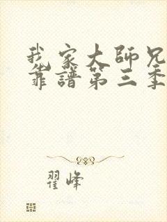 我家大师兄有点靠谱第三季免费观看