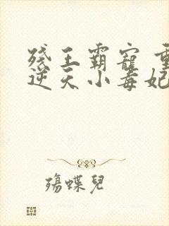 残王霸宠 重生逆天小毒妃