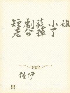 短剧苏小姐,你老公掉了