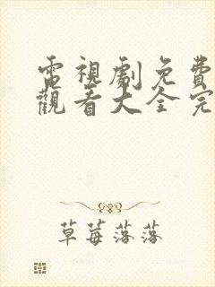 电视剧免费在线观看大全完整版