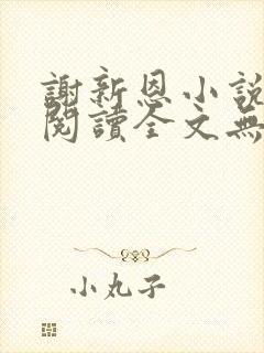 谢新恩小说免费阅读全文无弹窗封面