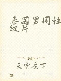 泰国男同性恋一级片