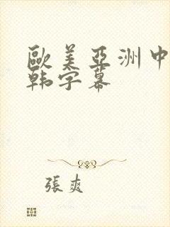 欧美亚洲中文日韩字幕