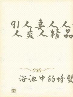 91人妻人人澡人爽人精品