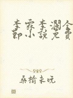 李霖李澜全部章节小说免费阅读笔趣阁