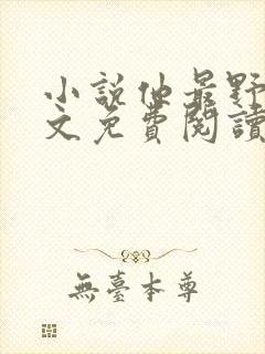 小说他最野了全文免费阅读