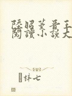 陆昭菱晋王免费阅读小说大结局