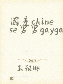 国产chinese男男gaygay网站钙站