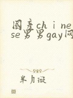 国产chⅰnese男男gay网站