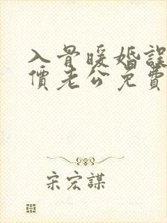 入骨暖婚误嫁天价老公免费阅读封面