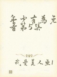 年少有为免费观看第5集