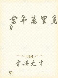 当年万里觅封侯》