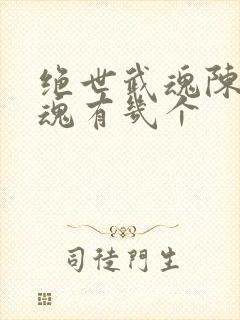 绝世武魂陈枫武魂有几个封面