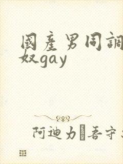 国产男同调教男奴gay
