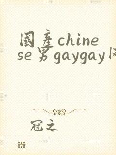 国产chinese男gaygay网站