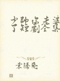 少帅你老婆又跑了短剧全集