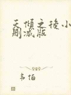 天倾之后小说无删减版