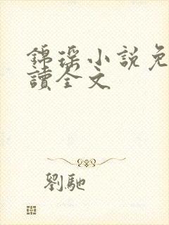 锦瑶小说免费阅读全文