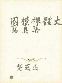 国模裸体大尺度写真集