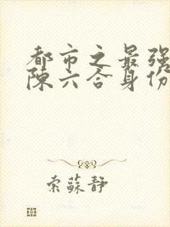 都市之最强狂兵陈六合身份