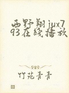 西野翔jux793在线播放封面