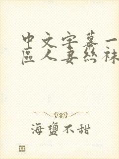 中文字幕一区二区人妻丝袜