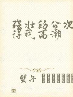 强壮的公次次弄得我高潮