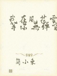 我在风花雪月里等你 无弹窗封面