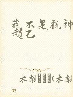 我不是戏神陈伶赵乙