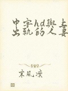 中字hd与上司出轨的人妻