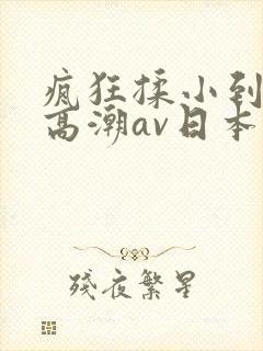 疯狂揉小到失禁高潮av日本