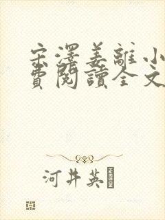 宋泽姜离小说免费阅读全文最新章节