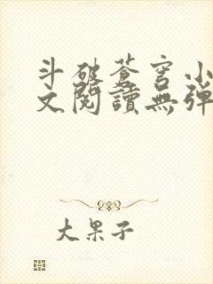 斗破苍穹小说全文阅读无弹窗