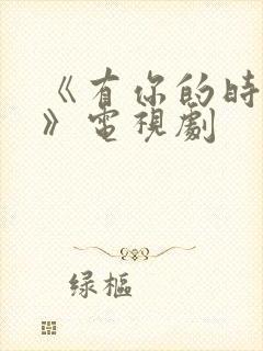 《有你的时光里》电视剧