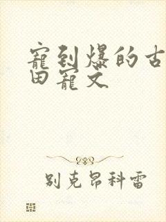 宠到爆的古言种田宠文