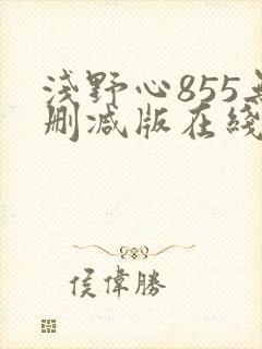 浅野心855无删减版在线播放下载